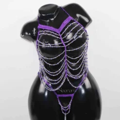 Brianna violet blanc