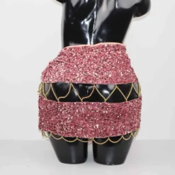 Alternative view of Velours rose foncé or