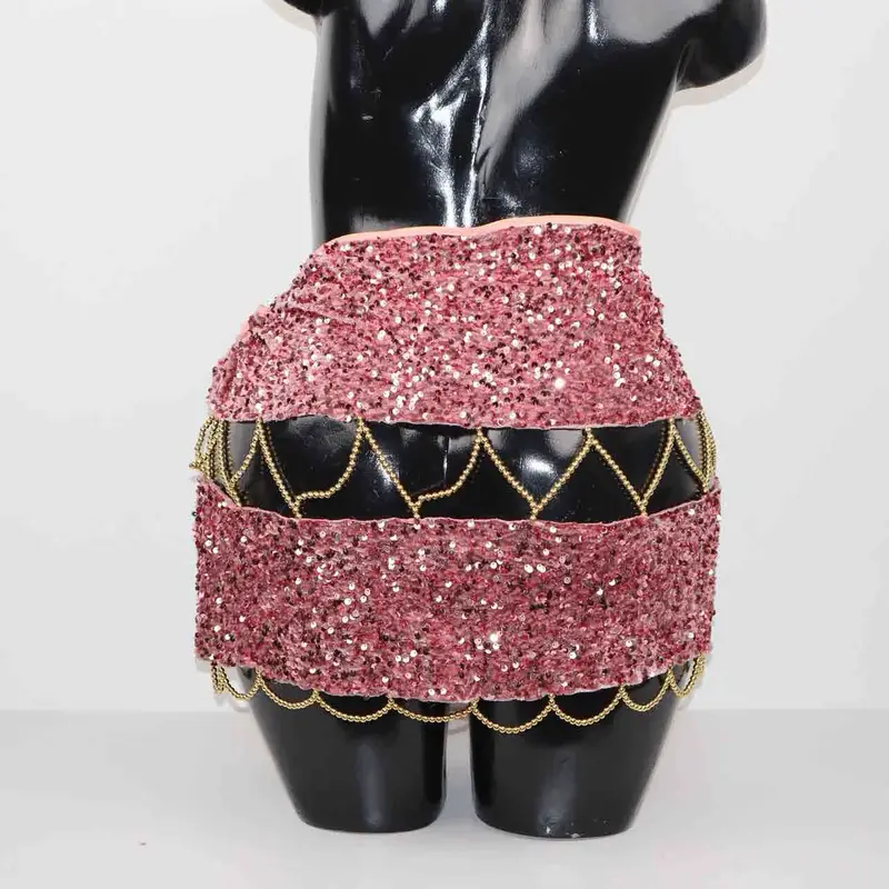 Velours rose foncé or – Image 2