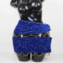 Alternative view of Velours bleu marine