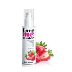 Huile de Massage Gourmande & Chauffante fraise