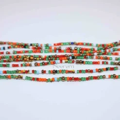 Alternative view of Baya fine multicolore orange