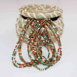 Baya fine multicolore orange