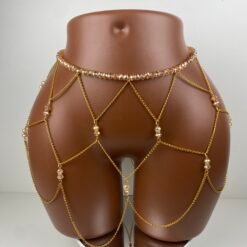 Jupe chaîne Fatale champagne