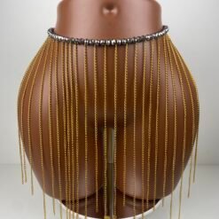 Jupe chaîne séduction gris