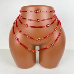 Baya Cœur Cristal Or rouge